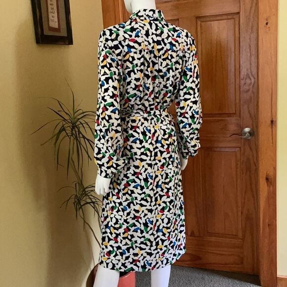 Vintage La Chemise Long Sleeve Polyester Dress - Picture 7 of 9